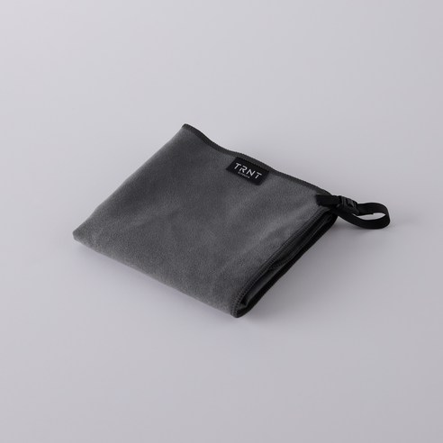 티알앤티 아웃도어 국산 프리미엄 건식 스포츠타월 XS (40 x 40 cm), 다크 그레이, 1개