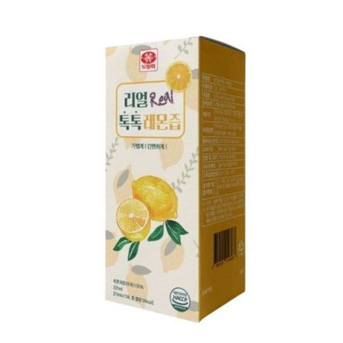 도투락 리얼톡톡레몬즙 15개입, 225ml, 5개