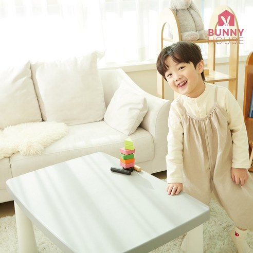 [바니하우스]베키 높이조절 유아 책상, 베키 높이조절 책상 모던그레이
