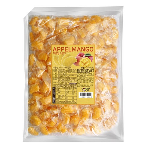 컬러푸드 애플망고젤리, 1kg, 1개