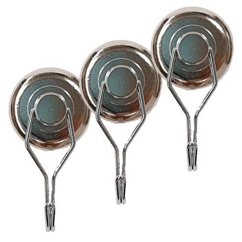 케이디 초강력 네오디움 360도 회전 고리자석, 지름 32mm x 3개 5.5KG, 3개