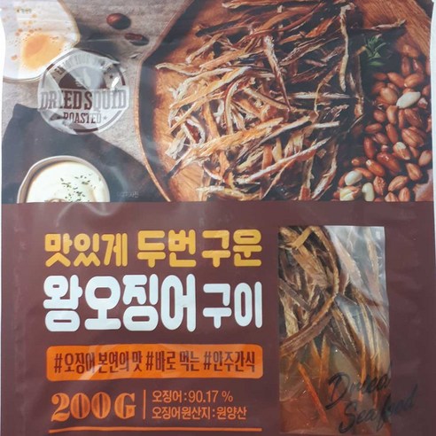 정화 맛있게 두번구운 왕오징어구이, 1개
