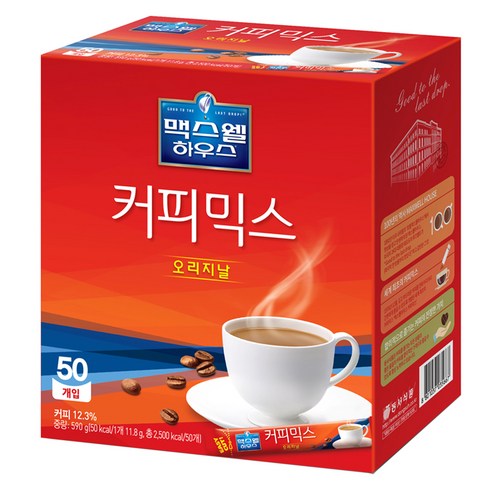 동서 맥스웰하우스 커피믹스 오리지날, 11.8g, 50개입, 2개