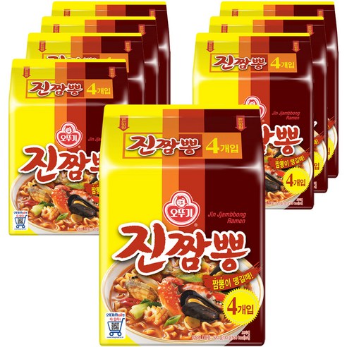 오뚜기 진짬뽕 봉지라면, 24개