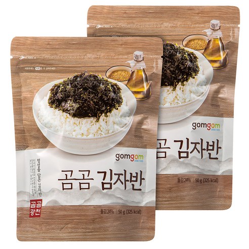 곰곰 김자반, 70g, 4개