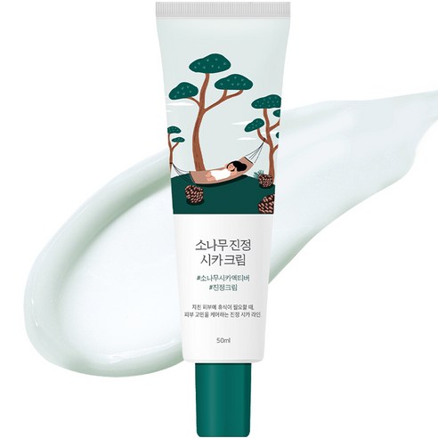 라운드랩 소나무 진정 시카 크림, 50ml, 3개