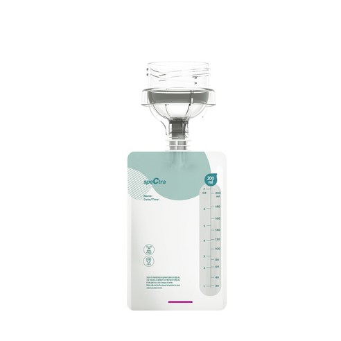스펙트라 온도감지 이지 모유저장팩 200ml/10매입+커넥터/30매입/호환흡입기세트, [02] 30매입