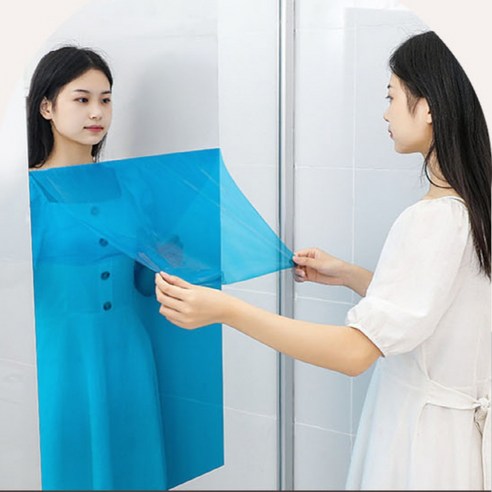 벽 부착 거울 시트지 안깨지는 전신 미러 필름, 60x60