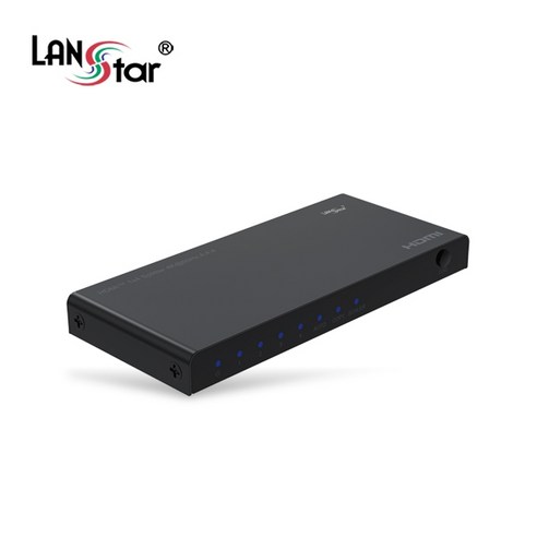 LANstar HDMI2.0 1:4 분배기/LS-HD204DS-N/4K UHD 60Hz 지원/다운스케일 지원/HDR 지원/HDCP 2.2 지원, 1개