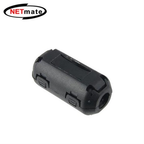 NETmate 고주파 노이즈 필터 5mm/NM-NF50/페라이트 코어/고주파 노이즈를 차단하여 깨끗한 신호전송/EMC Core/고밀도, NM-NF65(6.5mm)