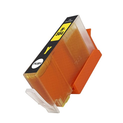 잉크맨 564XL 재생 잉크 카트리지 / HP 포토스마트 B109A B110A B209A B210A 5510 5520 6510 C309A C310A C410A 7510 프린터 호환, 564XL Y 호환카트리지, 1개