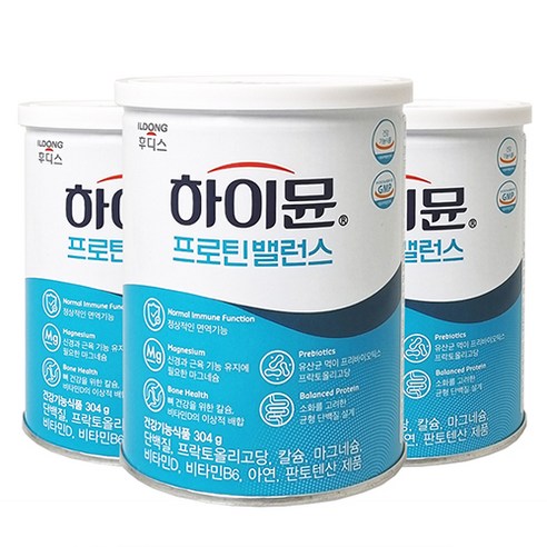 산양유 분말 프로틴 밸런스 단백질 쉐이크 하이뮨 304g, 2개
