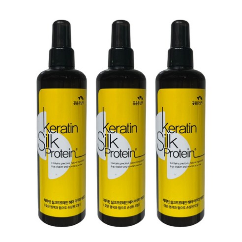꽃을든남자 케라틴실크프로테인 헤어 아쿠아 에센스, 300ml, 3개