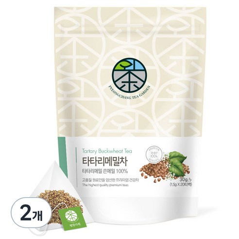 평창다원 타타리 메밀차 생분해 티백, 1.5g, 20개입, 1개