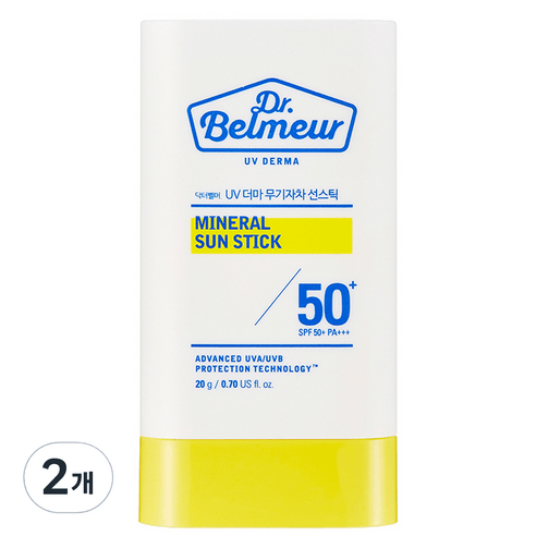 더페이스샵 닥터벨머 UV 더마 무기자차 선스틱 SPF50+ PA+++, 20g, 1개