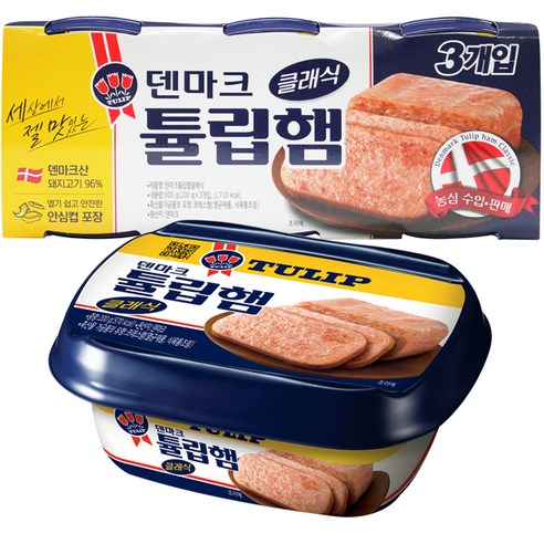 라이브잇 덴마크 튤립햄 클래식, 600g, 14개