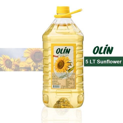 올린 해바라기유 5리터 Olin sunflower oil 5 리터, 1개, 5L