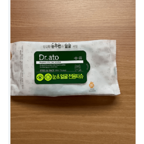 닥터아토 순면 히알루론산 눈&얼굴 전용티슈, 28개, 20매입