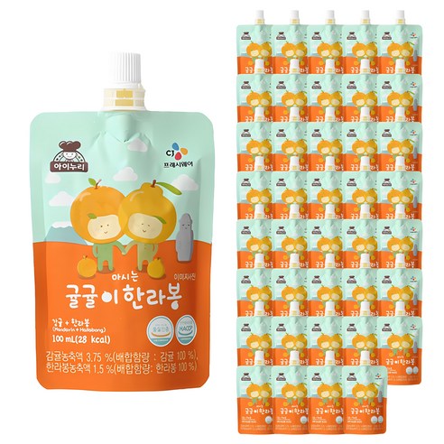CJ 아이누리 마시는 귤귤이 한라봉 100ml, 29개