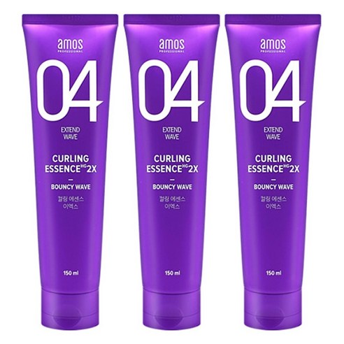 아모스 컬링에센스 2x 헤어에센스, 150ml, 3개