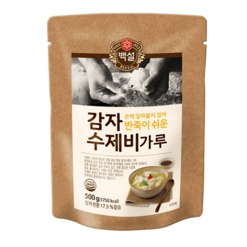 [CJ제일제당] 백설 감자수제비가루, 500g, 10개