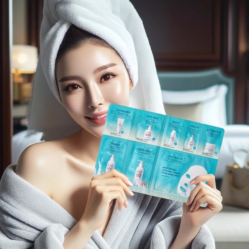 여행용화장품 스킨케어 트래블키트 8종, 1개