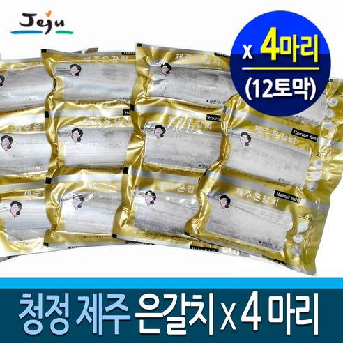 (제주산지직송) 명품 제주은갈치150gx4마리 (갈치12토막), 1개