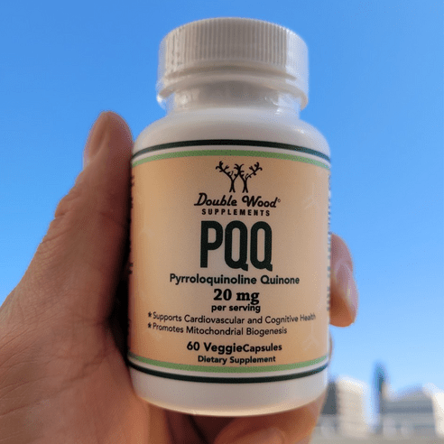 더블우드 PQQ 20mg 60캡슐 x 1통 피롤로퀴놀린 퀴논, 1개, 60정