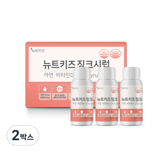 뉴트키즈징크시럽 어린이 아연 3p, 48ml, 6개