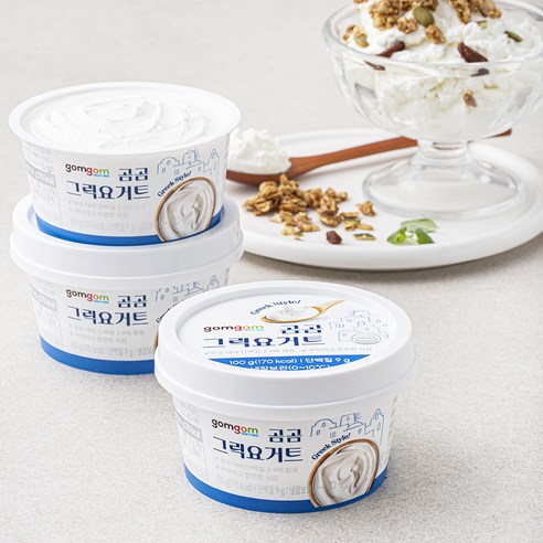 곰곰 그릭 요거트, 100g, 6개