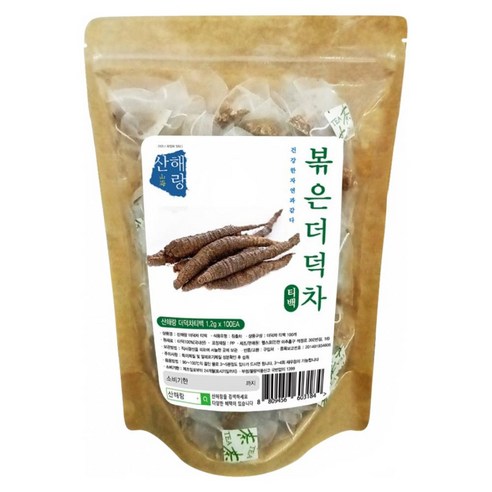 볶은 더덕차 1.2g x 100티백, 120g, 100개입, 3개