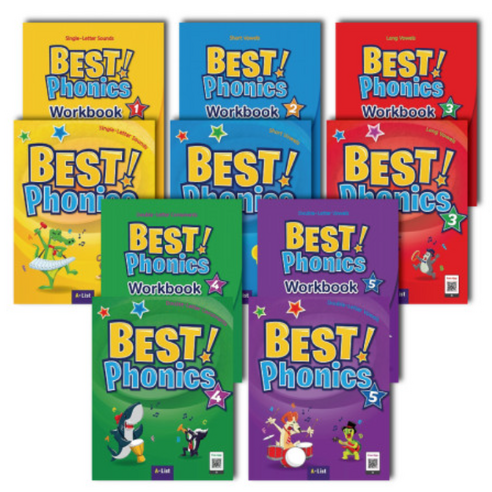 Best Phonics 1 2 3 4 5 (교재 워크북) 베스트 파닉스 선택구매, Best Phonics 2 (SB+WB)