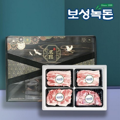 추석 프리미엄 구이갈비 선물세트 6호 1.6kg., 삼겹살400g+삼겹살400g+목살400g+돼지갈비400