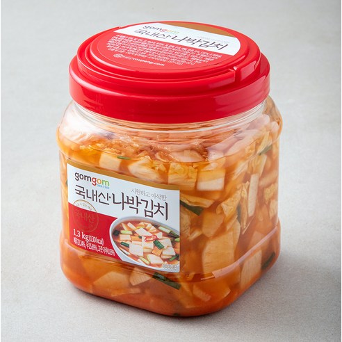 곰곰 국내산 나박김치, 1.3kg, 3개