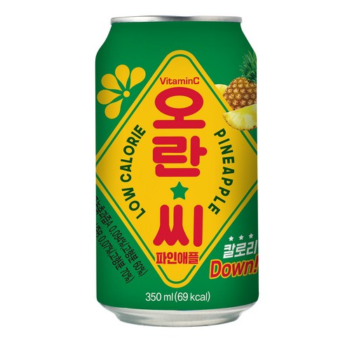 동아오츠카 오란씨 파인애플 캔, 250ml, 41개