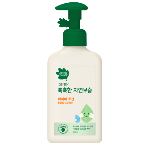 그린핑거 촉촉한 자연보습 베이비로션, 320ml, 2개