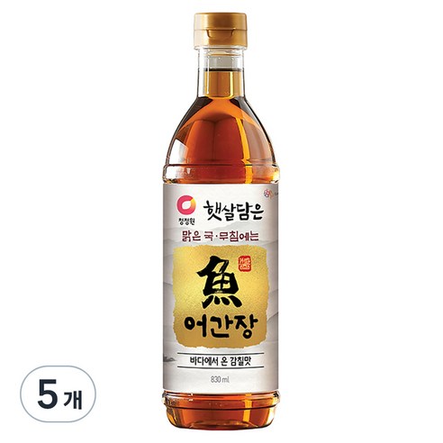 청정원 어간장, 85개, 410ml