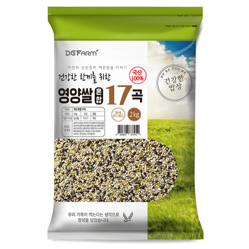 국산 혼합 17곡, 4kg, 1개