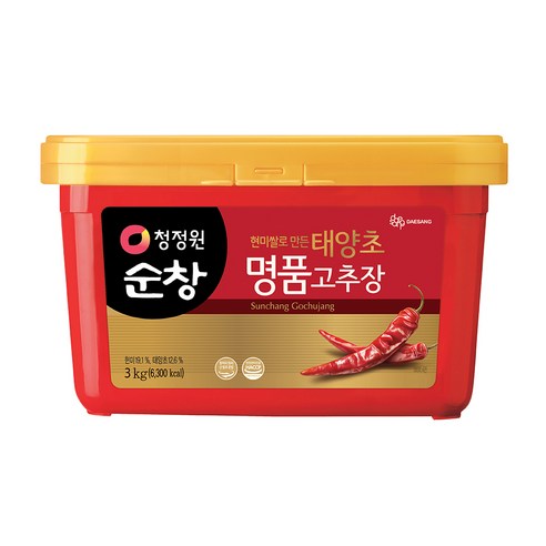 대상 청정원순창 햇살담은 태양초 고추장 사각, 1.8kg, 2개