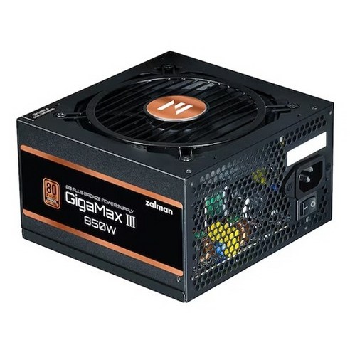 [잘만] GigaMax III 850W 80Plus Bronze 모듈러 ATX 3.1 (PCIE 5.1) (ATX/850W)