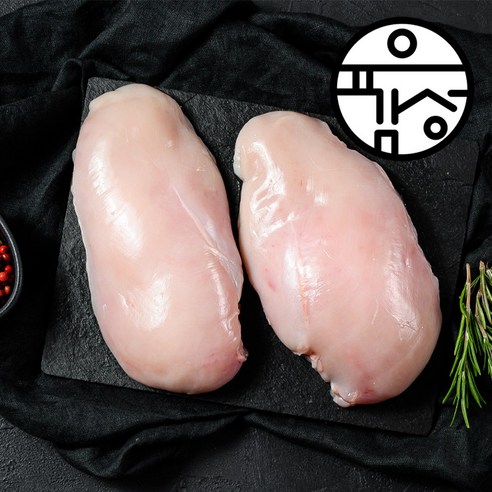 드라이아이스 꽁꽁배송 국내산 냉장 생 닭가슴살 5kg (1kg X 5개), 1개