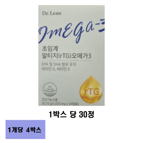 닥터린 초임계 알티지 오메가3, 30정, 24개