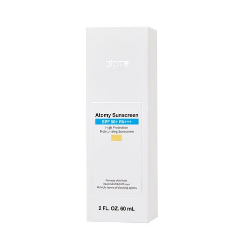 애터미 선크림 베이지 SPF50+ PA+++, 60ml, 4개
