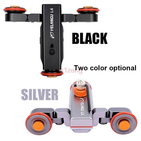 카메라 슬라이더 3 휠 무선 원격 제어 전기 비디오 사진 레일 트랙 테이블 dolly car for canon nikon pentax camera phone, 검은색
