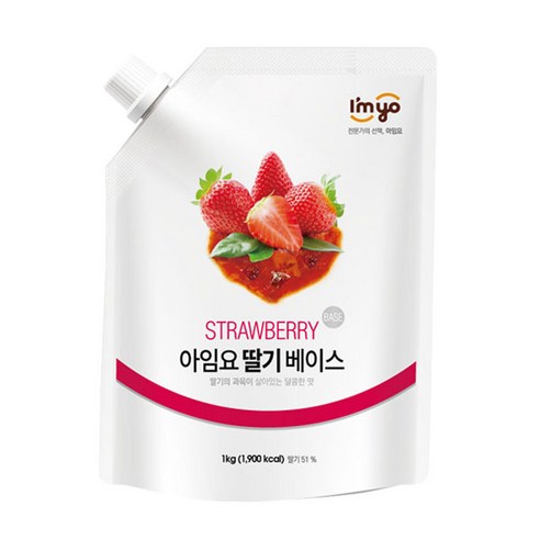 아임요 딸기베이스, 1kg, 1개