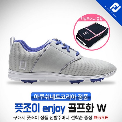 18 풋조이 정품 enjoy 95708 W 골프화 여성용, 사이즈:W-240