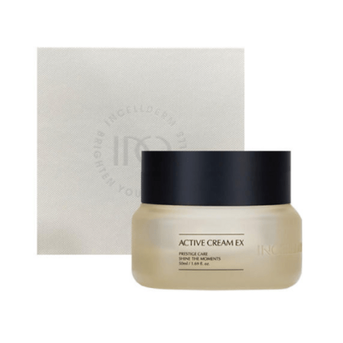 당일배송 정품QR부착 인셀덤 엑티브크림 EX (50ml) 기능성 물광피부 원빈화장품 INCELLDERM, 50ml, 1개