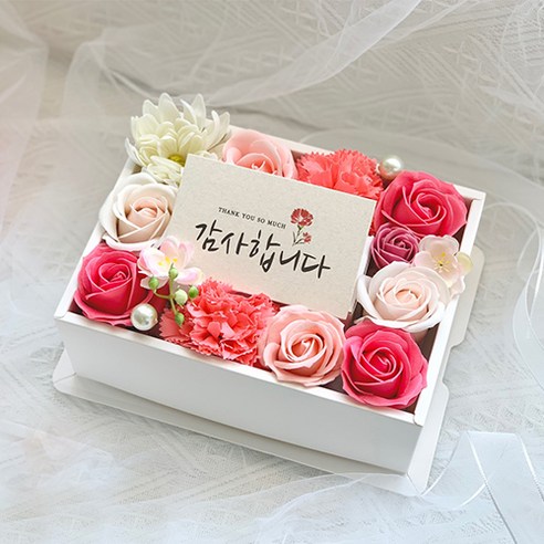 플로린토 플라워 반전 용돈박스, 코랄, 1개