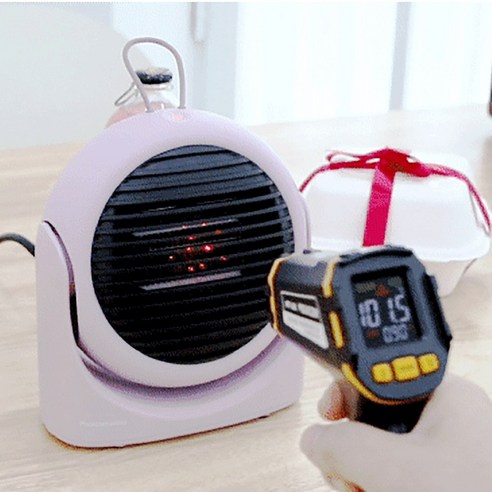 모아캠핑 저전력 전기 미니히터 300W 500W MF-3050 강력추천 파우치 포함, 퍼플