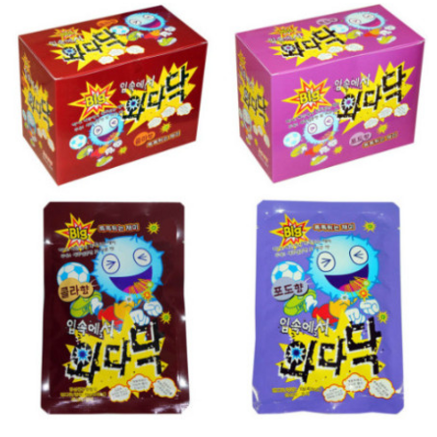 입안에서 톡톡터지는 와다닥 빅(콜라향 20봉입) 1통(+자색옥춘(20g) 1봉포함), 200g, 1세트